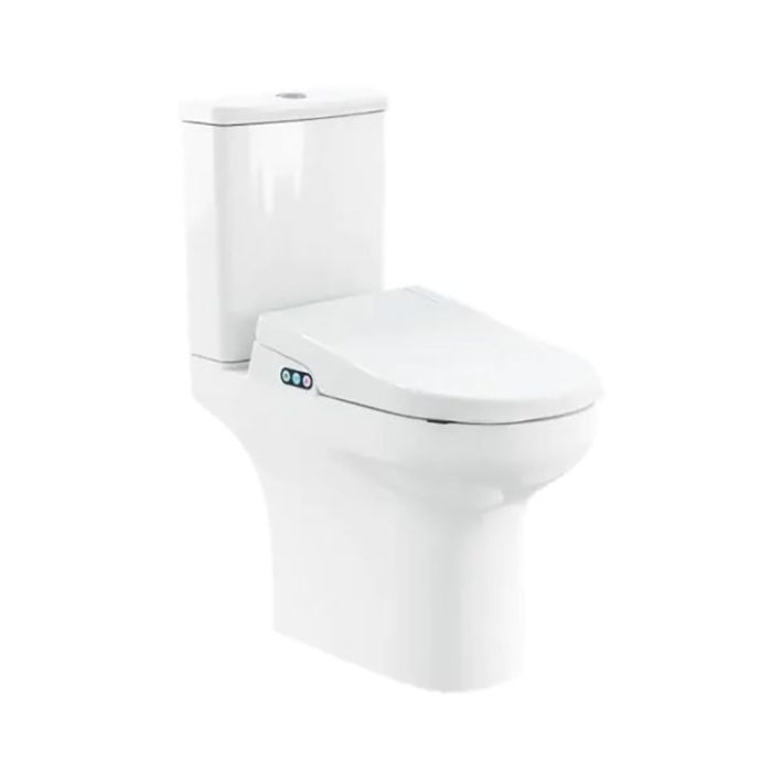 AKW Bidet Pack 1 - Close-Coupled WC, Navlin Cistern with Sensor Flush (28404) - OPT Ext. 3 to 5 Year Warranty