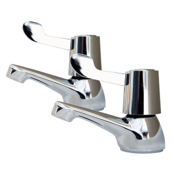 AKW Lever Handle Bath Taps (Pair)