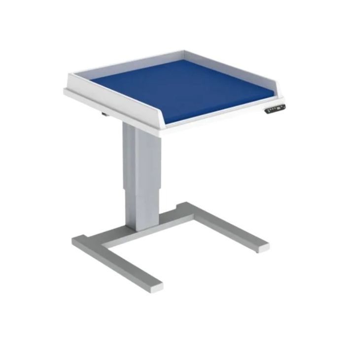 Granberg Baby Changing Table 333, Height Adjustable, Border Height 50mm - with Mattress - Build Your Own Model - 800x800mm