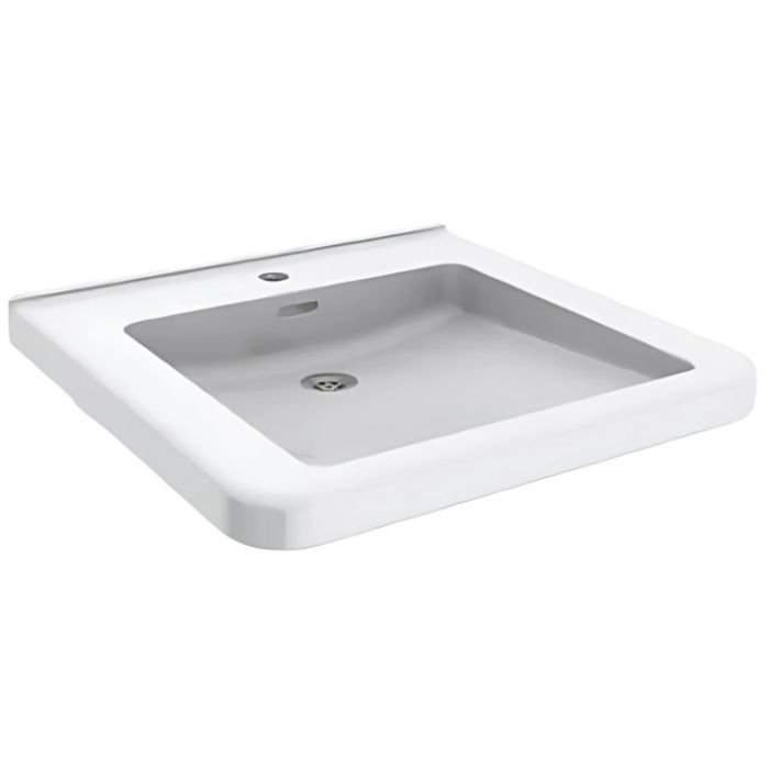 Granberg 425-010 Ergonomic Washbasin, Tap Hole, Overflow - 600x550mm