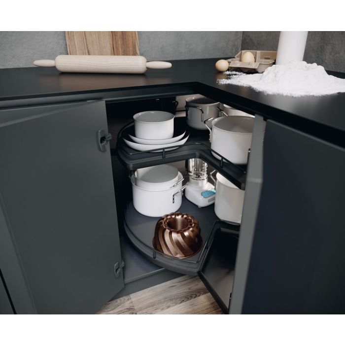 Vauth-Sagel VS COR Wheel Pro, Three Quarter Carousel, Pole Free, Lava Grey Base & Rails - 900mm CAB