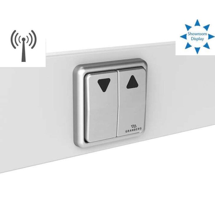 Granberg Fixed Radio Control Button in ALU-design - For One Diago or Verti Wall Cabinet Lifting System