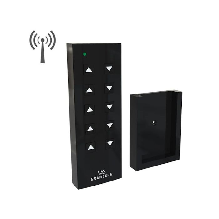 Granberg Radio Remote Hand Control, Black, 2–5 Lifting Systems