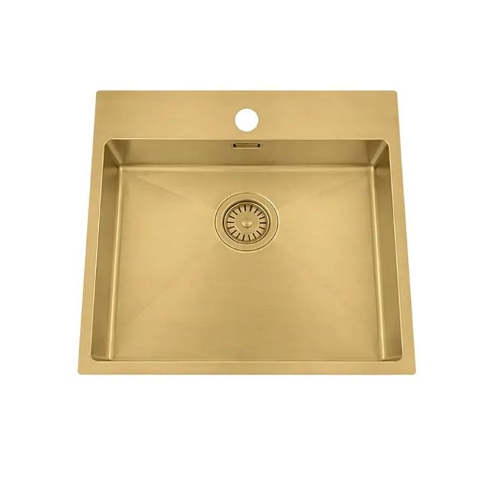 Granberg Stainless Steel Kitchen Sink EST-500B – 540 × 500 × 120 mm - PVD Gold