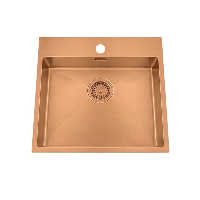 Granberg Stainless Steel Kitchen Sink EST-500B – 540 × 500 × 120 mm - PVD Copper
