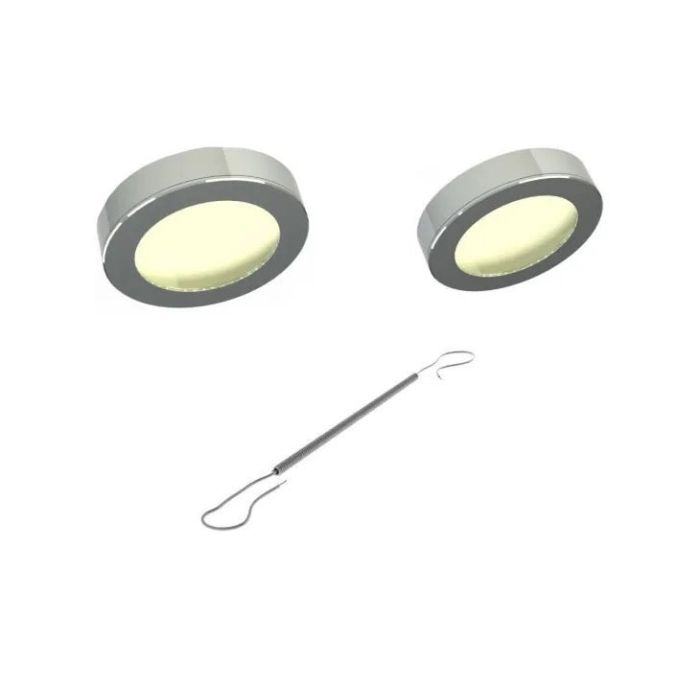 Granberg 2x LED 24 V 3.0W Spotlights, Inc. Flexible Cable for Verti 840 Wall Cabinet Lifts