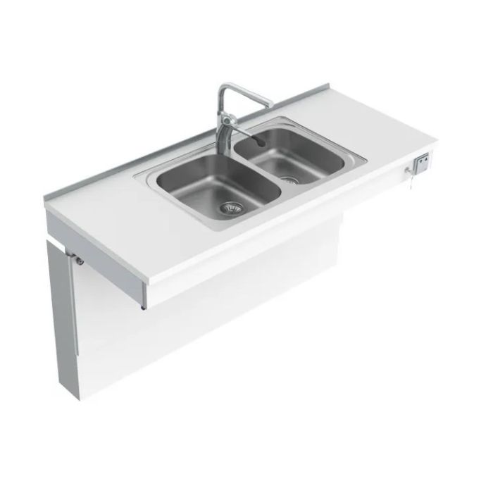 Granberg Wall Mounted Motorised Sink Module 6300-ES30 - Centre, Choice of Widths 990-1590mm