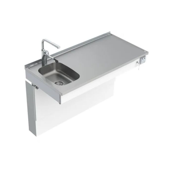 Granberg Wall Mounted Motorised Sink Module 6300-ESF - Left, Choice of Widths 990-1190mm