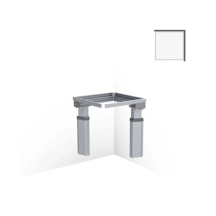 Granberg Baselift Corner 6303LA Wall Mounted, 40mm Front Height Adjustable Worktop Lift