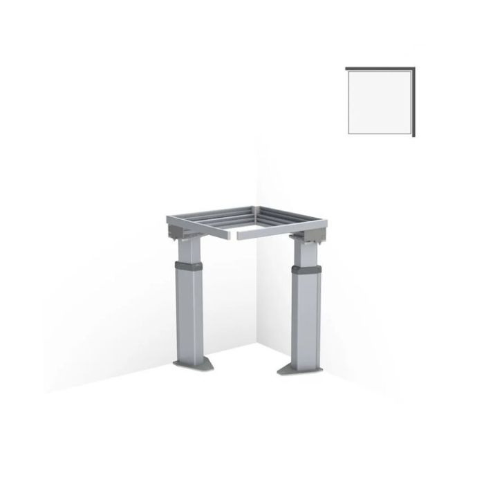 Granberg Baselift Corner 6313LA Floor Mounted, 40mm Front Height Adjustable Worktop Lift
