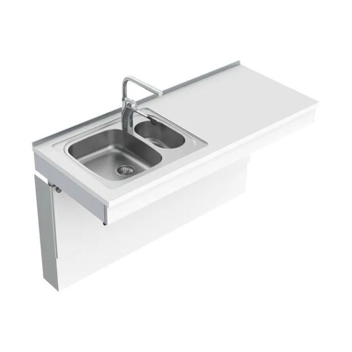 Granberg Wall Mounted Manual Sink Module 6380-ES20 - Left, Choice of Widths 790-1590mm