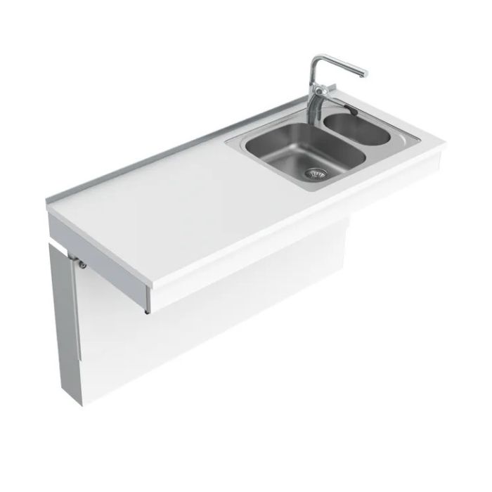 Granberg Wall Mounted Manual Sink Module 6380-ES20 - Right, Choice of Widths 790-1590mm