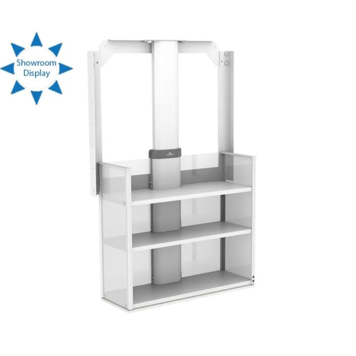 Granberg Wall Cabinet Lift Verti 840KB, 30.7 cm Depth, CAB W 40-100 cm x 70-84 cm H - White - Control Options