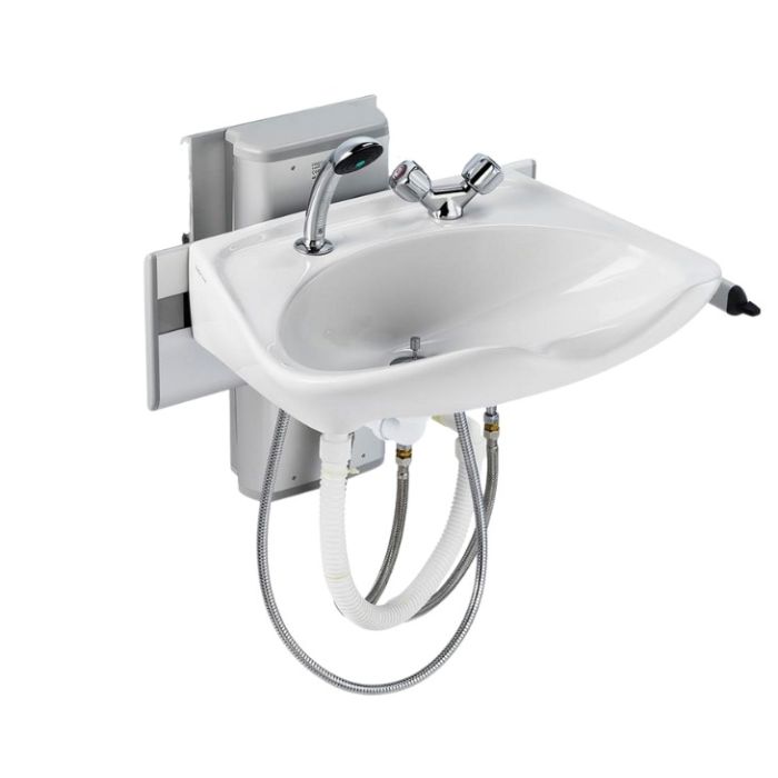 Armitage Shanks Salonex Hairdressing Kit with Lever Control, Manually Height Adjustable with Gas Cylinder - Requires Plus Wall Track