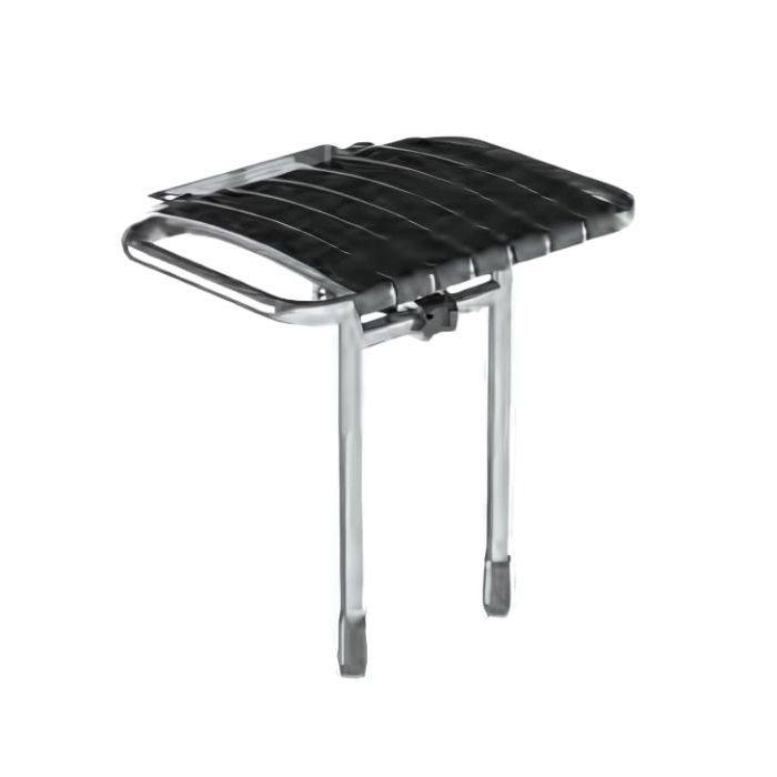 AKW Bama Slatted Compact Fold-Up Seat Grey