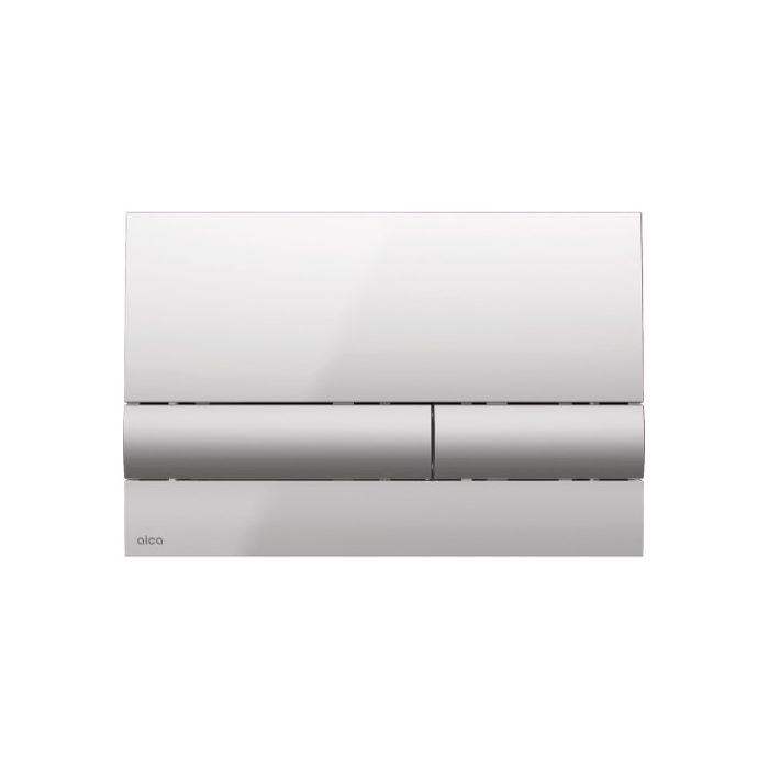 Alca Flush Plate Basic, Pre-Wall Installation Systems - Chrome Polished/matt