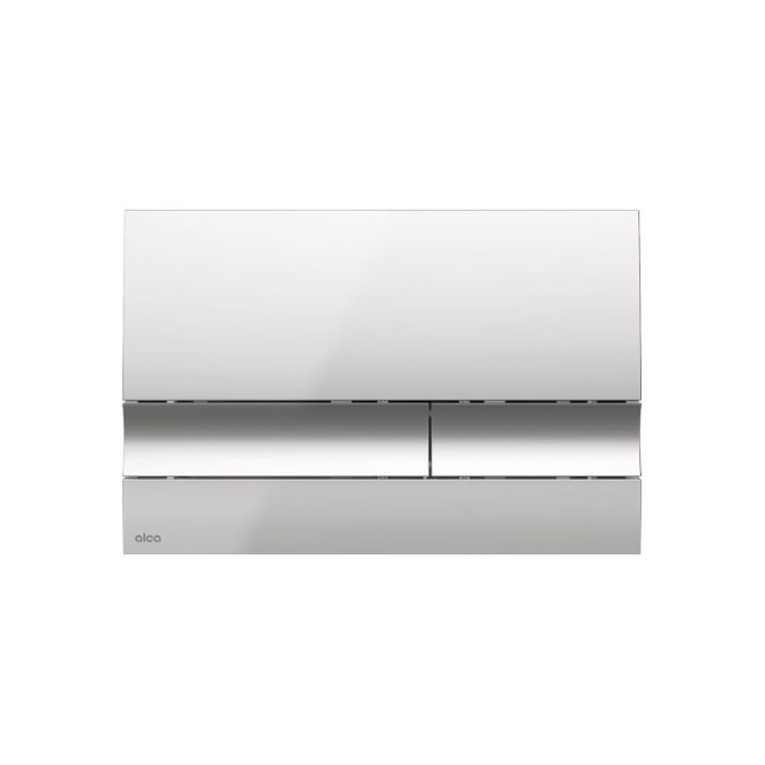 Alca Flush Plate Basic, Pre-Wall Installation Systems - Chrome Polished