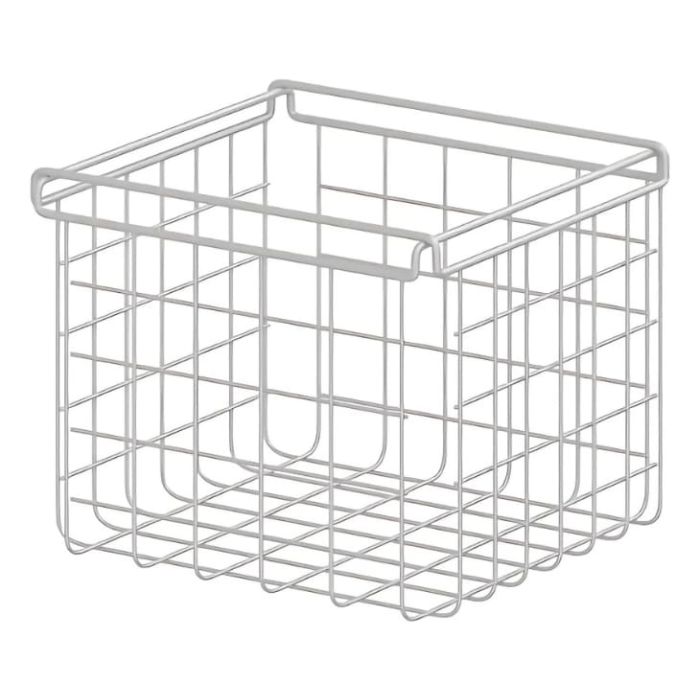 Pressalit PLUS Basket for Face Cloths, 212 x 212 x 174mm - Mounts on Horizontal Plus Wall Track