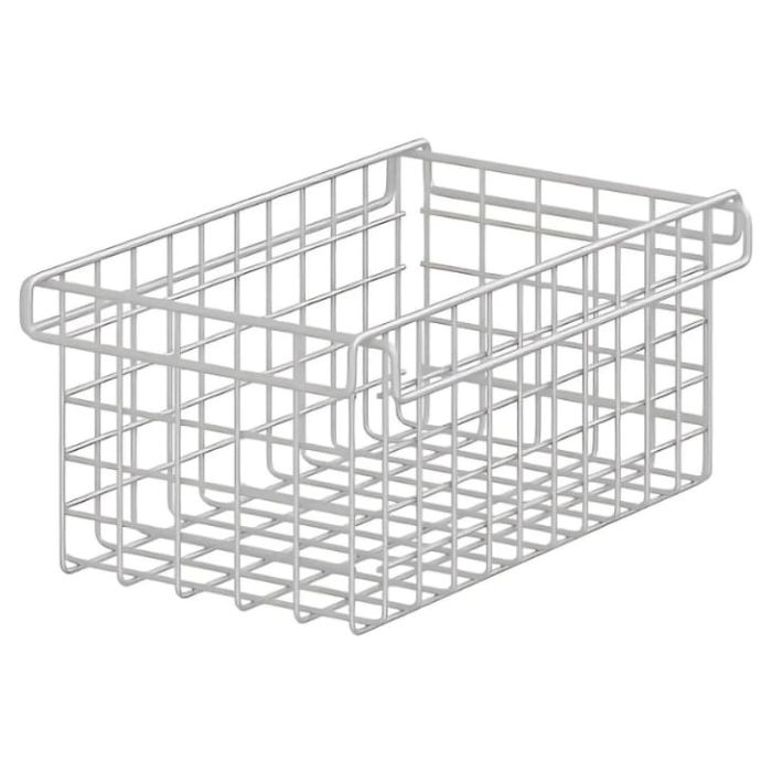 Pressalit PLUS Diaper Basket 402 x 212 x 174mm - Mounts on Horizontal PLUS Wall Track
