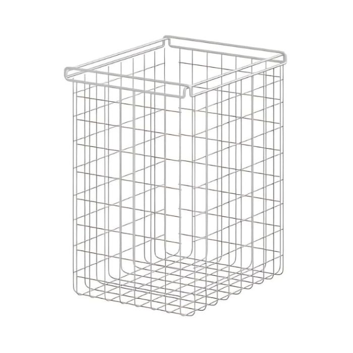Pressalit PLUS Waste Basket, 297 x 222 x 344mm - Mounts on Horizontal PLUS Wall Track
