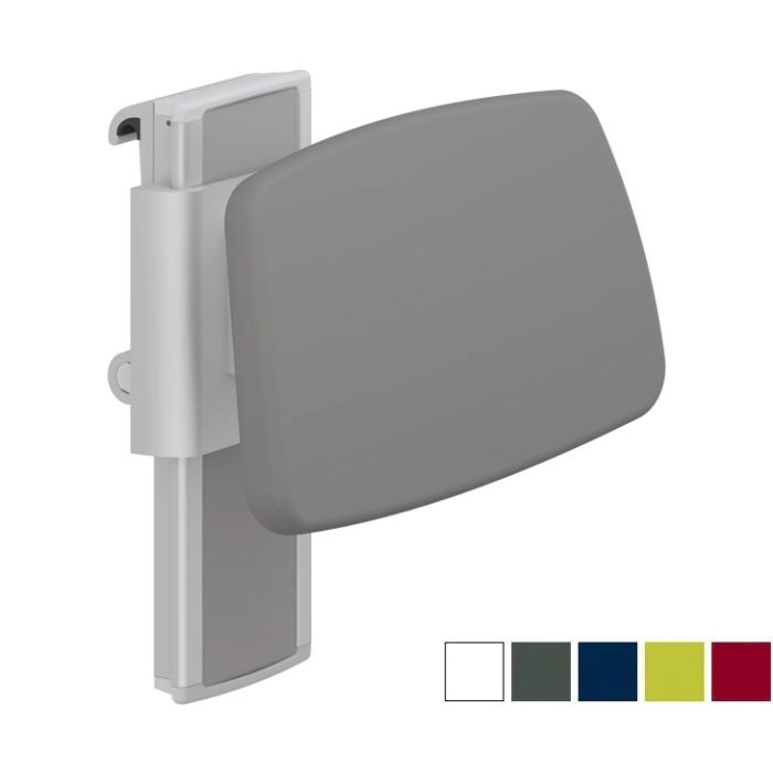 Pressalit PLUS Backrest, Height and Sideways Adjustable, 385mm Width - Choice of Colour