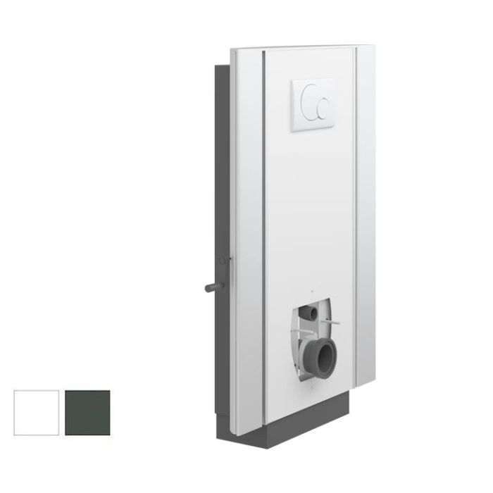 Pressalit SELECT TL2 Toilet Lifter, Manually Height Aadjustable, Crank Handle, Side Profiles, Wall Outlet - Choice of Colour