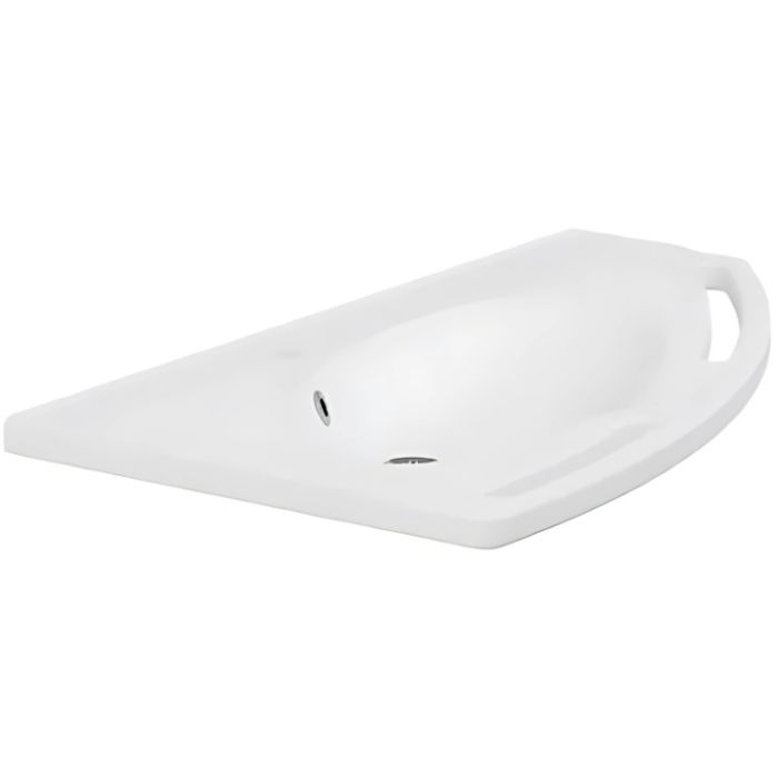 Pressalit MATRIX ANGLE Washbasin, with Overflow, Right-facing - 1000x571mm