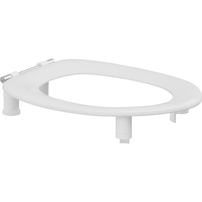 Pressalit Toilet Seat Dania without Cover, 50mm Raised - White