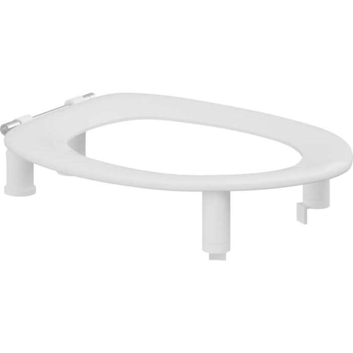Pressalit Toilet Seat Dania without Cover, 100mm Raised - White