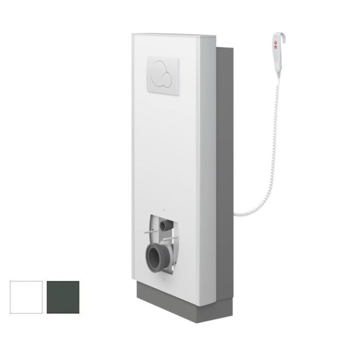 R8222xxx Pressalit SELECT TL1 Toilet Lifter, Electric Height Adjustable, Wired Hand Control, Wall Outlet - Choice of Colour