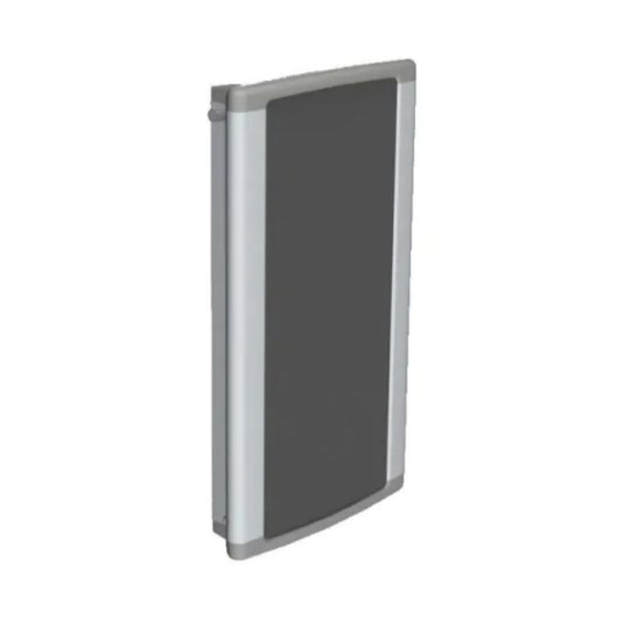 Pressalit PLUS Wall Track, Grooved, 210mm for Right Operated Support Arms - Anthracite Grey