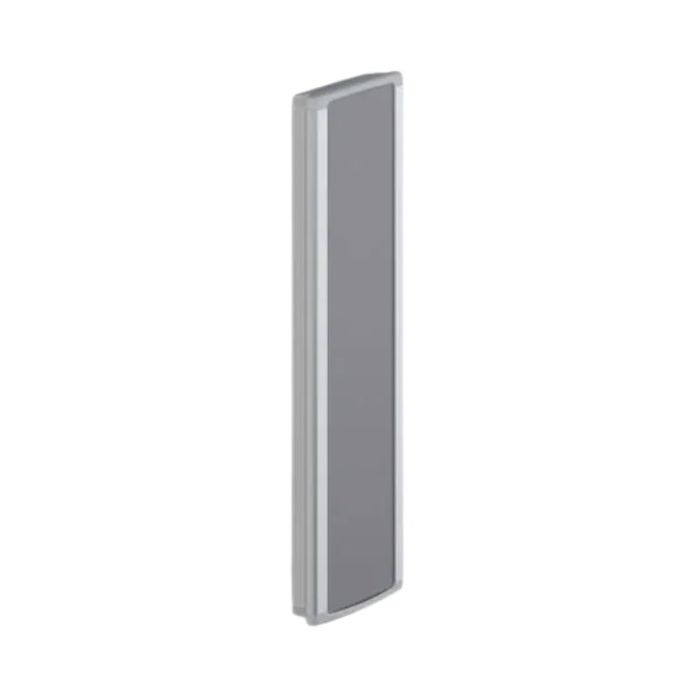 Pressalit PLUS Wall Track, Grooved, 400mm for Right Hand Operated Support Arms - Anthracite Grey