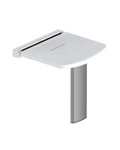 AKW Onyx White Seat with Adjustable Leg