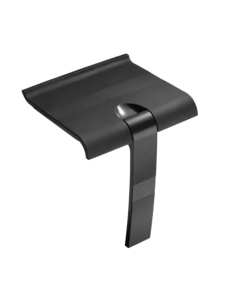 Pellet ARSIS Full Black Removable Shower Seat, Matte Black