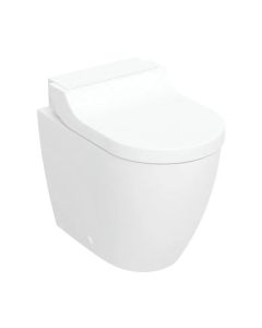 Geberit AquaClean Tuma Comfort WC Complete Solution, Floor-standing WC, Back-to-wall - White Glass