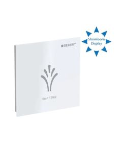 Wall-mounted Start/Stop Control Panel for Geberit AquaClean - White Glass