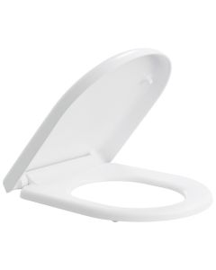 AKW Carbamide Soft-Close Toilet Seat with Lid - White