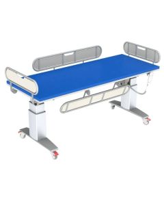 Granberg Care 345, Height ADJ Changing Table, Rechargeable Battery, 4x Folding Gates - 1800x700mm