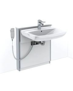 Granberg Motorised Washbasin Lift BASICLINE 415-11-05 - Incl. Mixer Tap with 150 mm Lever - White
