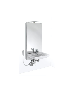Granberg Motorised Washbasin Lift BASICLINE 433-11-05 - Incl. Mixer Tap with 150 mm Lever - White