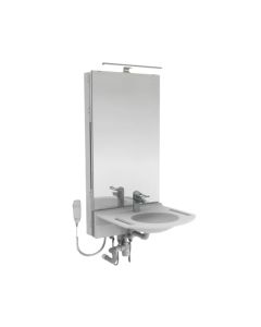 Granberg Motorised Washbasin Lift BASICLINE 433-15-05 - Incl. Mixer Tap with 150 mm Lever - White