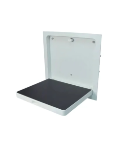 PBA Programma CAP White Concealed Shower Seat with Fitting Kit for Stud Walls
