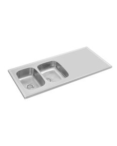 Granberg ESH Stainless Steel Sit-on Sink for a Mini Kitchen - Sink unhanded,  Choice of Size