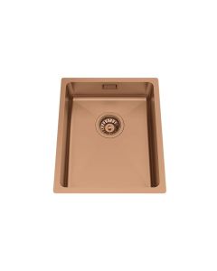 Granberg Ergosteel Trendline Copper PVD coated Insulated Kitchen Sink EST-330-04 - 37.0 cm, Inc. Flexible Waste Kit