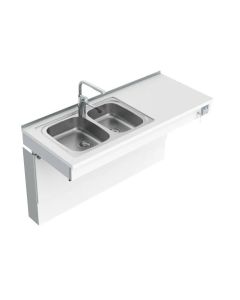Granberg Wall Mounted Motorised Sink Module 6300-ES30 - Left, Choice of Widths 990-1590mm