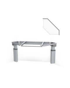 Granberg Kitchen Worktop Lift Baselift Corner 6302LA, 40mm Front, 45°- 45°, Wall-mounted