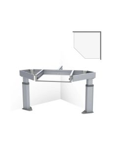 Granberg Kitchen Worktop Lift Baselift Corner 6311HA, 103mm Front, 45°- 90°, Floor-mounted