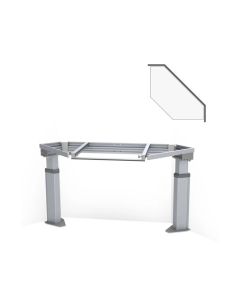 Granberg Kitchen Worktop Lift Baselift Corner 6312LA, 40mm Front, 45°- 45°, Floor-mounted