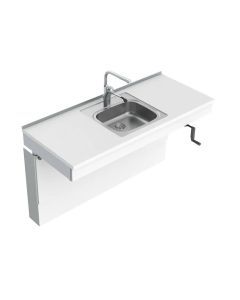 Granberg Wall Mounted Cranked Sink Module 6350-ES11 - Centre, Choice of Widths 790-1590mm
