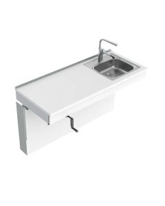 Granberg Wall Mounted Cranked Sink Module 6350-ES11 - Right, Choice of Widths 790-1590mm